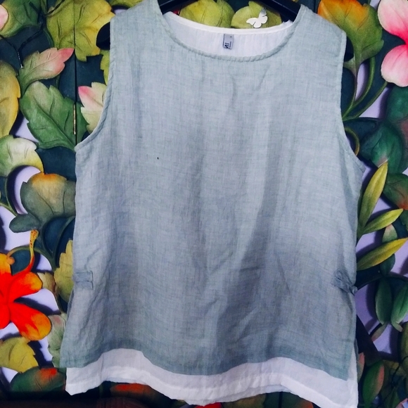 Linen summer top brand new - Picture 1 of 3